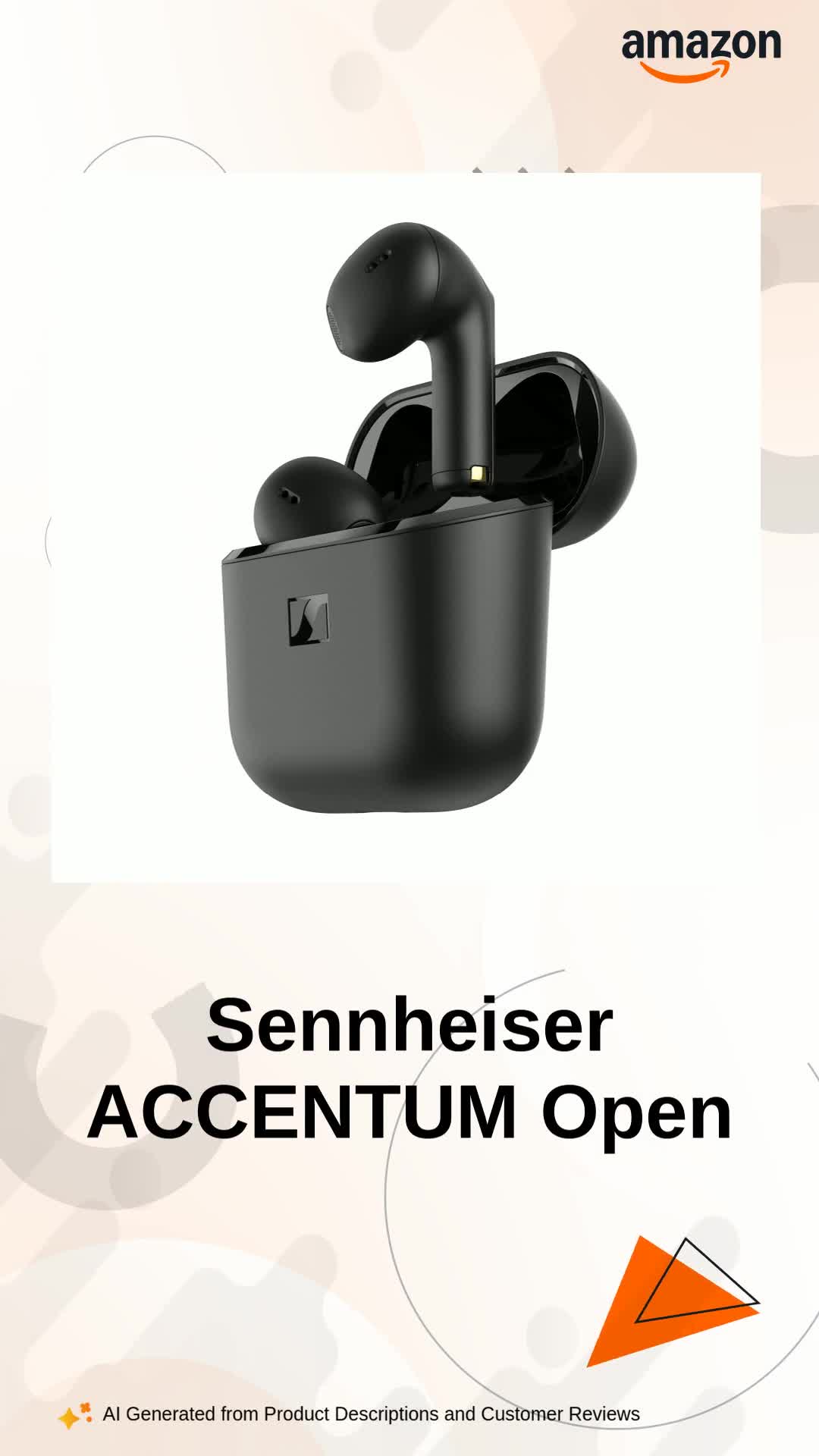 Sennheiser ACCENTUM Open True Wireless Earbuds-Smart Touch Sennheiser ACCENTUM Open True Wireless Earbuds-Smart Touch