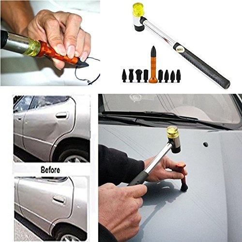 Set Strumenti Rimozione Ammaccature Auto – Martello Antiscivolo Con Punta TapDown, Asta Di Riparazione, Per Carrozzeria Fai Da Te