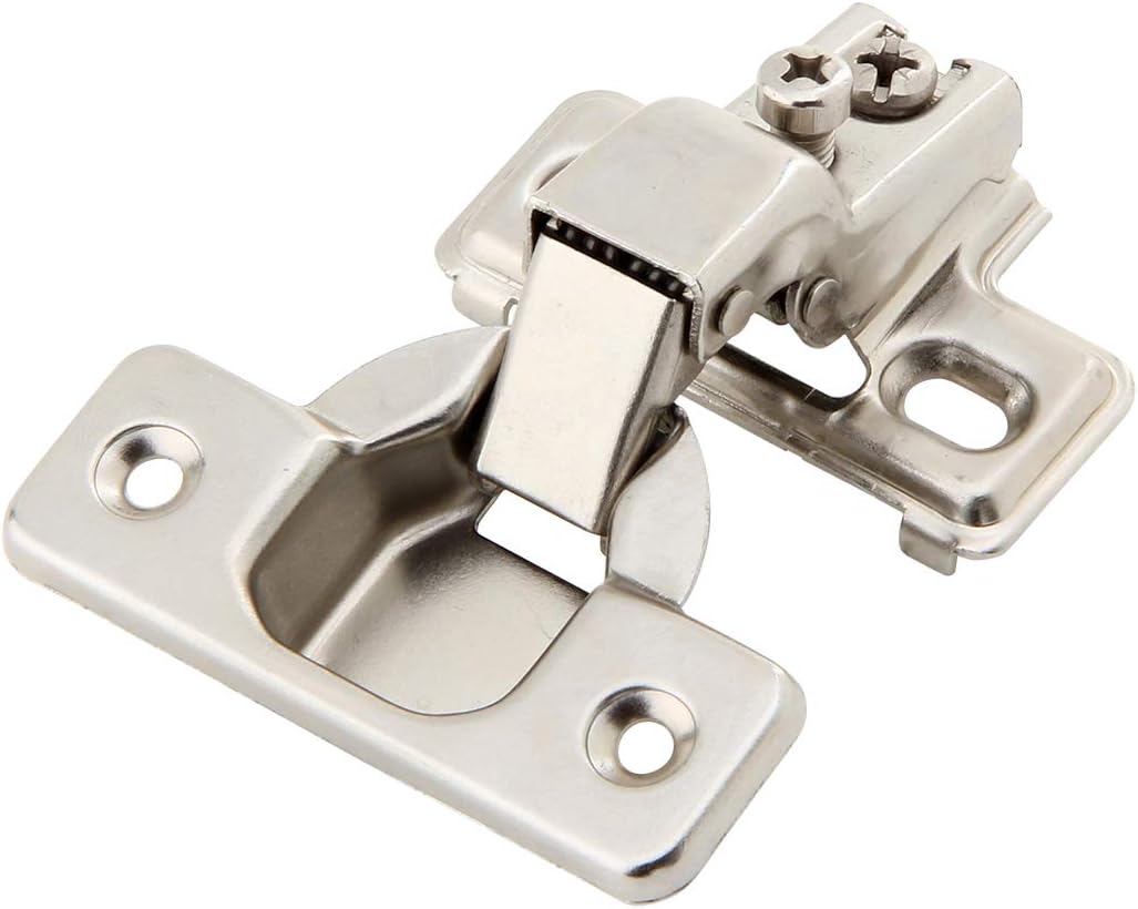Silverline Face Frame Concealed Euro 105Deg Regular Closing Compact Cabinet Hinges, 50 Pack