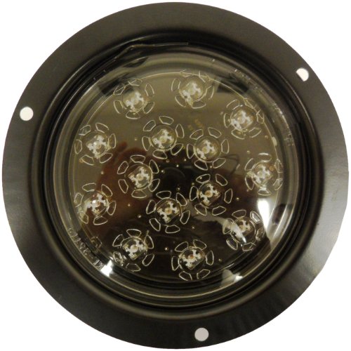 AutoSmart KL-25105C-R Red Flush-Mount LED Stop/Turn/Tail Light with Clear Lens AutoSmart KL-25105C-R Red Flush-Mount LED Stop/Turn/Tail Light with Clear Lens