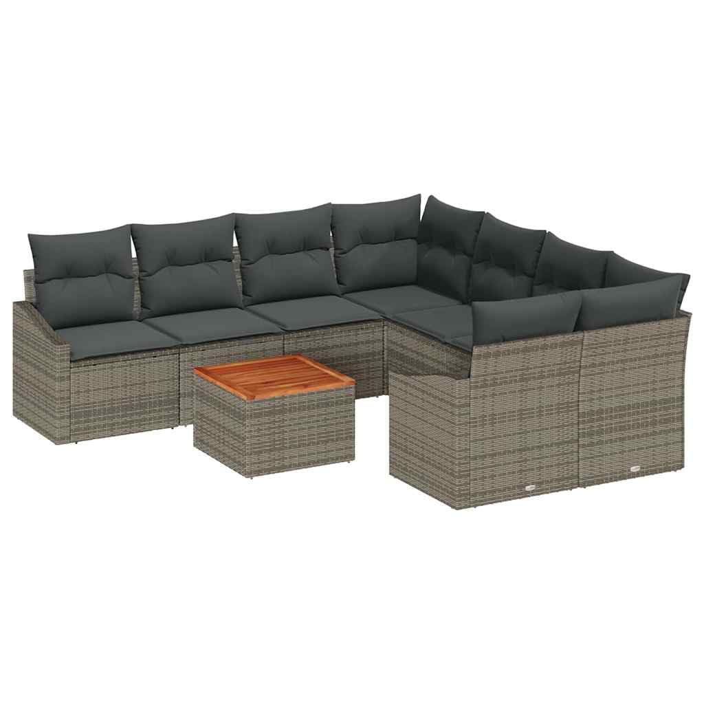 Modułowy polirattan odporny na warunki atmosferyczne zestaw 55 x 55 x 37 cm