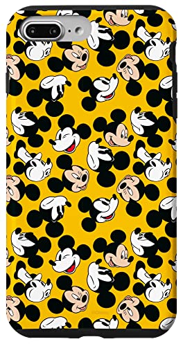 Coque iPhone 8 Plus Mickey Disney jaune anti-rayures pour mobile