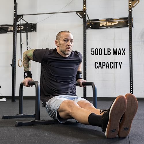 REP Fitness Parallette Bars | Push Up Handles for Floor | Calisthenics Equipment | Strength Training Tool | Gymnastics Workout Stand | Home Gym Gear | Heavy Duty Dip Station | Portable Exercise Bar - Thumbnail 3
