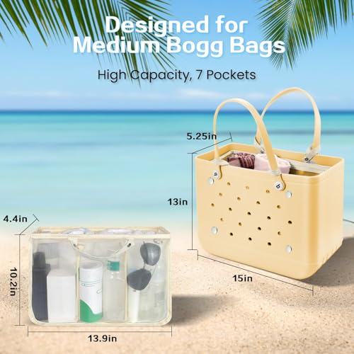 Image of XYFuuee Beach Bag Organizer Insert Divider for Medium Bogg Bag Accessories