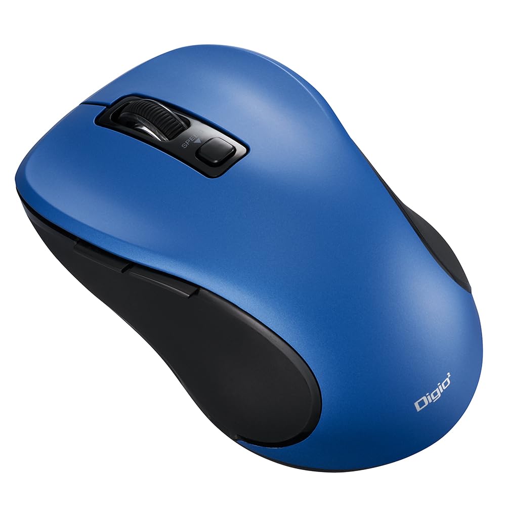 Amazon.co.jp：Digio2 Bluetooth 静音 5ボタンBlueLED マウス ブルー