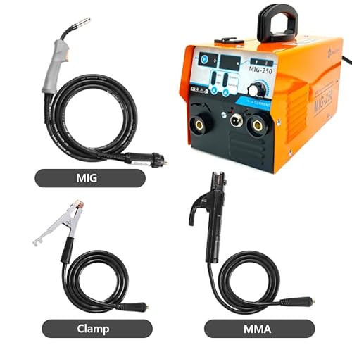 GearZone 2 in 1 Welding Machine (MMA MIG-250A 220V), Portable and Safe Home Welding Machine, Power Tools Welding Equipment with Accessories