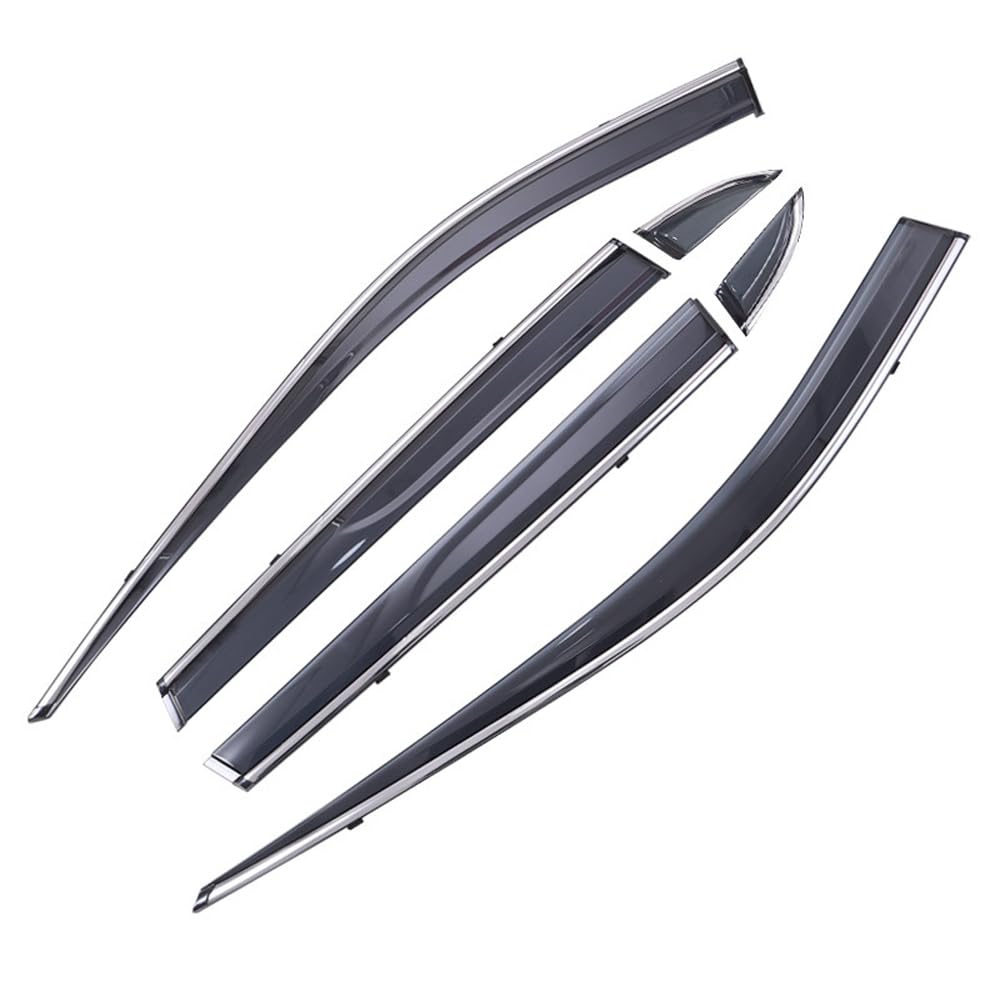 WENINETIES Wind Deflectors Set for Toyota RAV4 MK5-XA50 2020-2025 Extended Version, Door Hatchback Door Rain Deflectors Car Wind Deflectors Window Visors In-Channel Car Accessories, 6 pieces