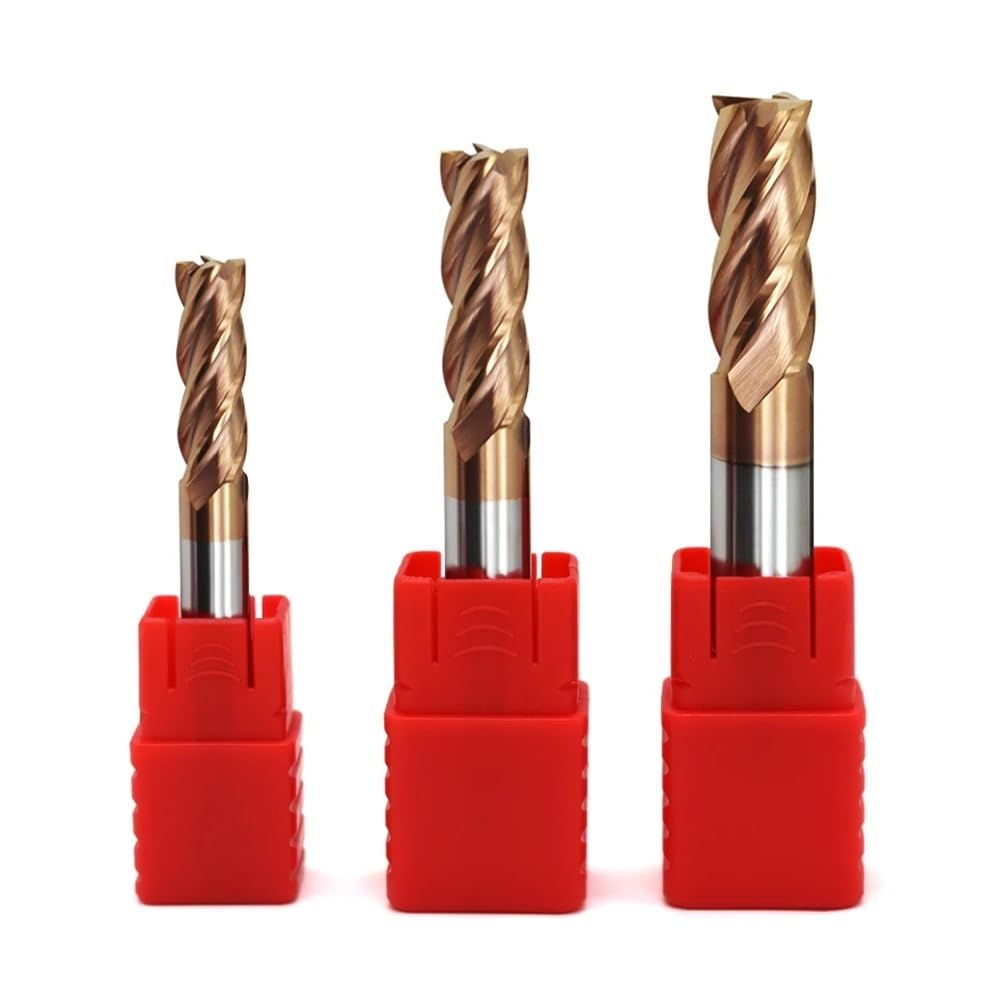 1 mm bis 12 mm Vollhartmetall-Schaftfräser, 4-schneidig, Fräsen, Schlitzen, Profilieren, Planfräser(8.0x50x8Dx150L)