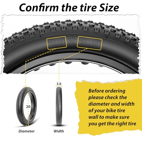 MOHEGIA 20x3.0 Foldable Fat Bike Tire
