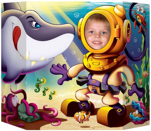 Beistle Shark Photo Prop Party Accessory