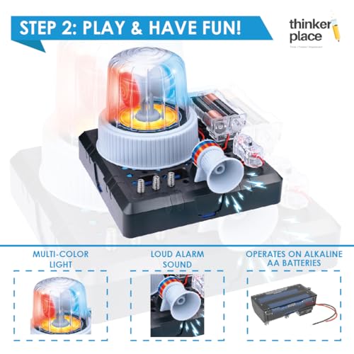 Image of Amazing Alarm System DIY Kit | Build, Learn & Play | STEM Toy for Kids Age 8+ | Security System Learning Kit with AR Experience | Fun Educational Game