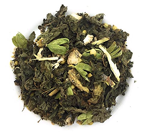 Image of Siyacha Tea Ayurvedic Bed Time Herbal Infusion, 1 KG, A Beverage For Peaceful Sleep, Stress Relief Caffeine Free Tisane, Loose Leaf Blend, Makes 500 Cups (approx)