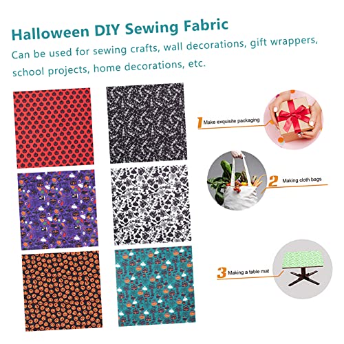 Tissu Halloween patchwork pour couture de décoration créative - 2