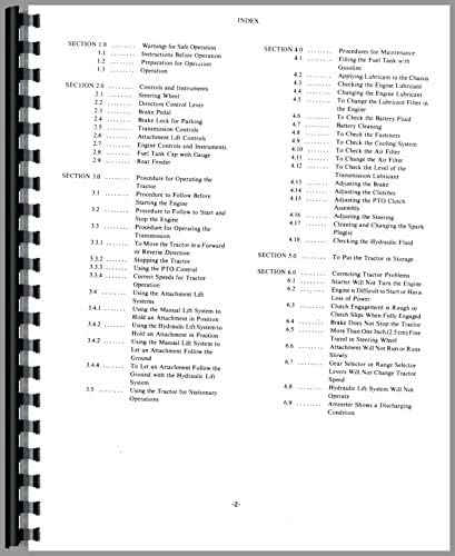 Gravely 8177 Lawn and Garden Tractor Operators Manual