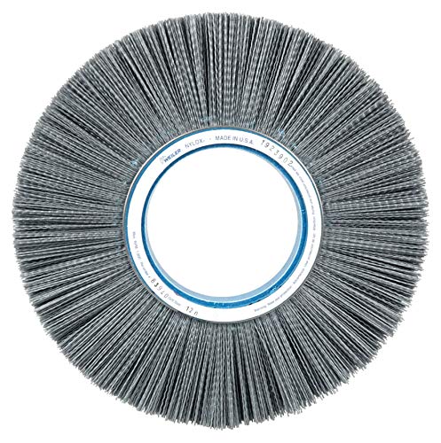 Image of Weiler 83940 14 inch Crimped Filament Nylox Wheel, .040 /120SC Fill, 5-1 /4 inch Arbor Hole, Made in The USA (Pack of 2)