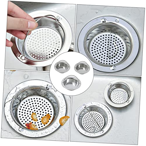 Coladores de acero inoxidable para fregadero 6 pcs miniatura 7
