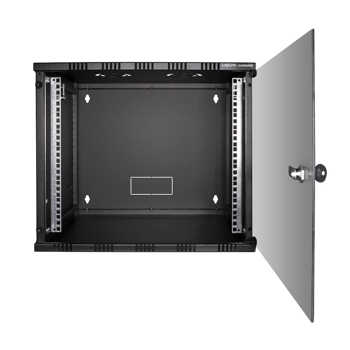 LogiLink W15A40B Rack monté sur le mur 15U 50kg Noir étagère - Étagères (50 kg, Rack monté sur le mur, 15U, Noir, 48,3 cm (19"), Acier)