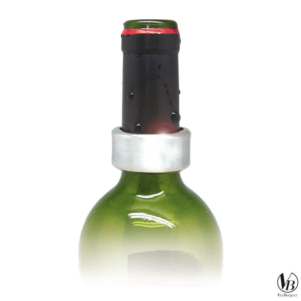 Vin Bouquet FIA 009 pierścienie przeciwkapkowe ze stali nierdzewnej akcesoria do wina serwowanie bez kapania