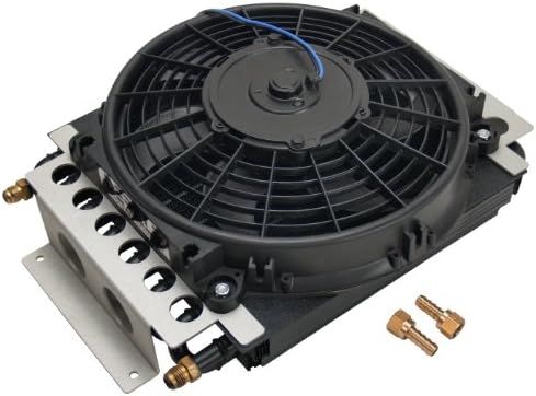 Derale 13700 Electra-Cool Remote Cooler,Black