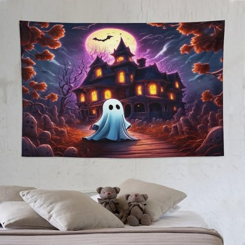 Tapisserie Halloween PAZZK drap mural esthétique chambre salon