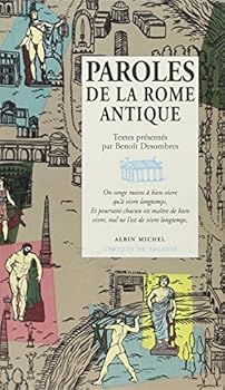 Paperback Paroles de La Rome Antique [French] Book
