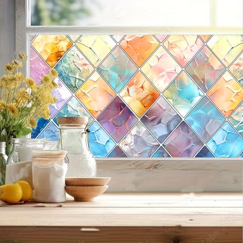 Película Decorativa para Ventanas HOMETITUTE 39.3x17.7 Pulgadas miniatura 6