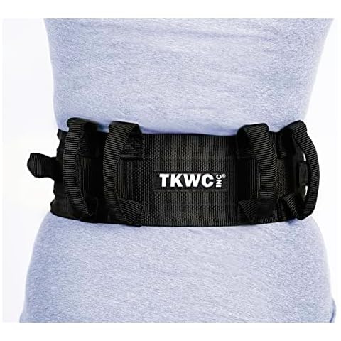 Transfer Belt with Handles by TKWC INC - #2305 - Lift Gait Belt with Quick Release Locking Buckle Safety Gate Belt 55" Strap Cover