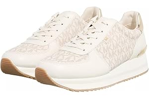 Women's Michael Kors Monique Leather Lace-Up Sneakers