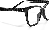 Vista 4 de isheep Lentes de bloqueo de luz azul, antifatiga ocular premium, lente transparente, lectura de computadora/juegos/TV/teléfonos, lentes para mujeres