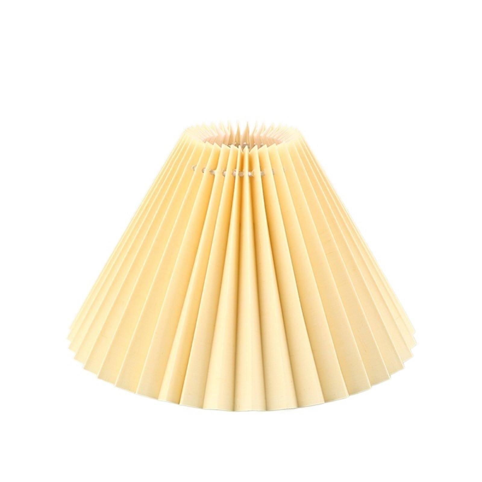 HKYBCF Lamp Shade Lampshade Light Cover Fabric Table Lamp Ceiling Decor Covers Shades Lighting Accessorie for Bedroom(Light Yellow)