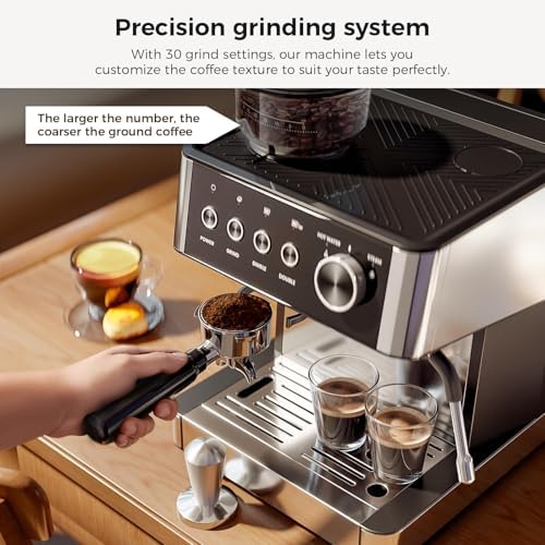 Kismile Espresso Machine Milk Frother Steam Wand