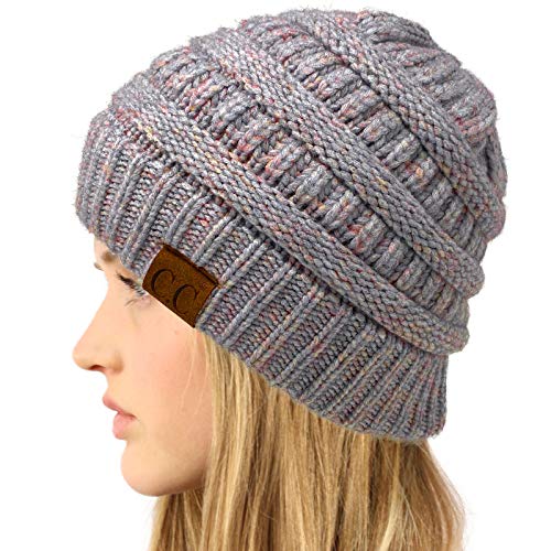 Image of Hatsandscarf CC Exclusives Solid Color Beanie Tail Hat for Adult (MB-20A)