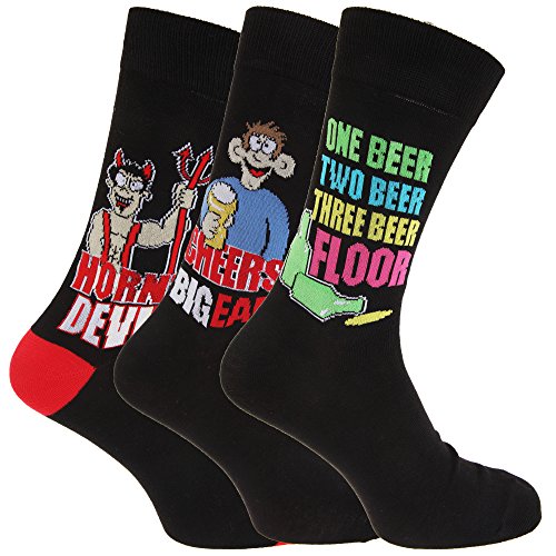 Simpatici Calzini Casual con Scritta Divertente (3...