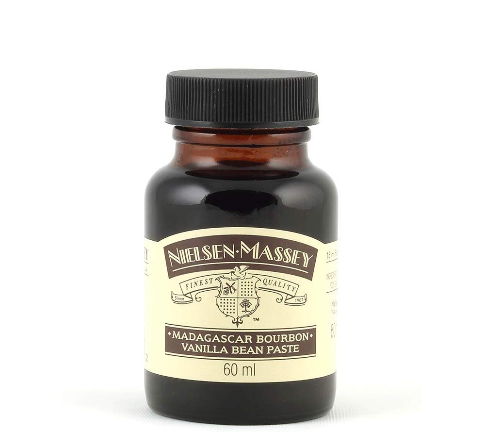 Nielsen-Massey Madagascar Bourbon Vanillepaste, 60 ml | Dickflüssige Paste mit echtem Vanillemark aus Bourbon-Schoten. Bringt intensiven Geschmack und optische Vanillepunkte