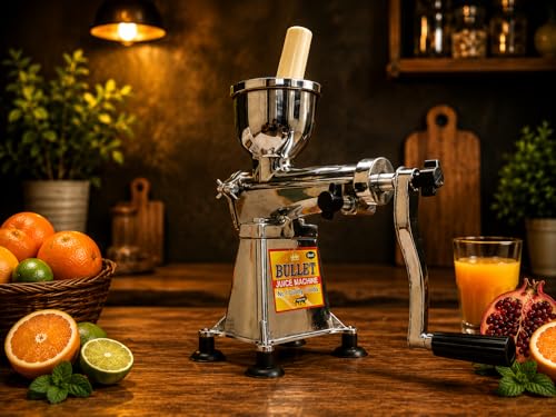 Image of 18No BIG Size Bullet Aluminium Hand Juicer Silver Heavy Duty Manual Juicer | Heavy Duty Aluminium juicer