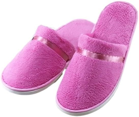 House Slippers 5 Pairs Slippers Men Women Hotel Disposable Hospitality Travel Comfortable