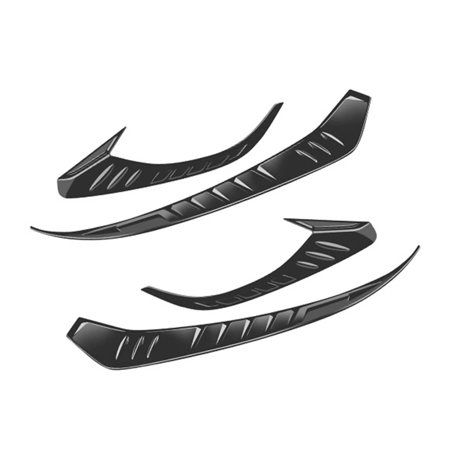 Car Front Headlights Eyebrows Stickers Fit For HRV HR-V Vezel 2021 2022 Matte Black Eyelids Cover Eyelash Head Light Lamp جفن المصباح الخلفي