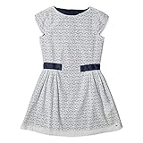 ESPRIT KIDS Mädchen Woven Dress SS Kleid, Weiß (Off White 110), 164 (Herstellergröße: L)