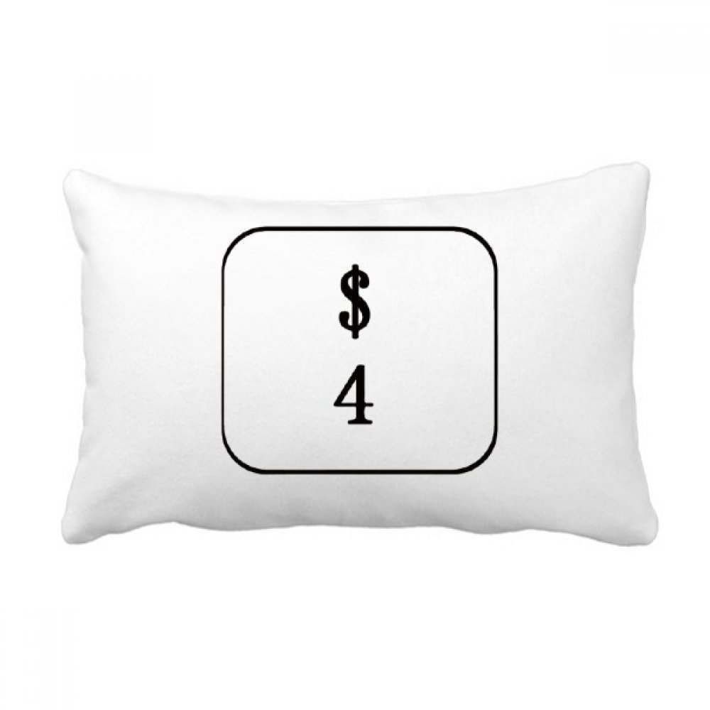 Coussin lombaire symbole clavier multicolor cadeau idéal pour geek