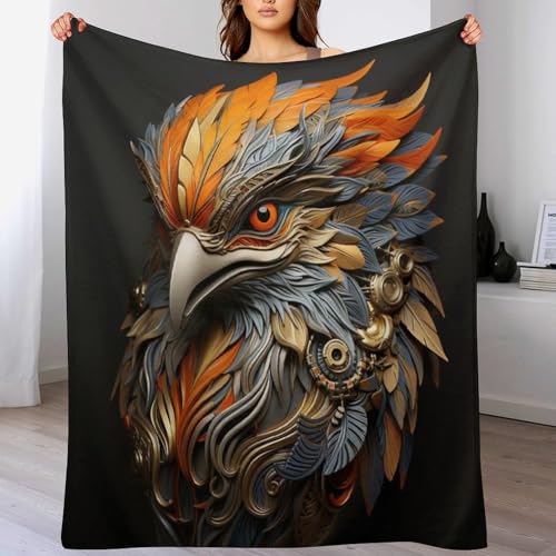 Manta de águila extra grande de 140x180 cm suave para sofá 2
