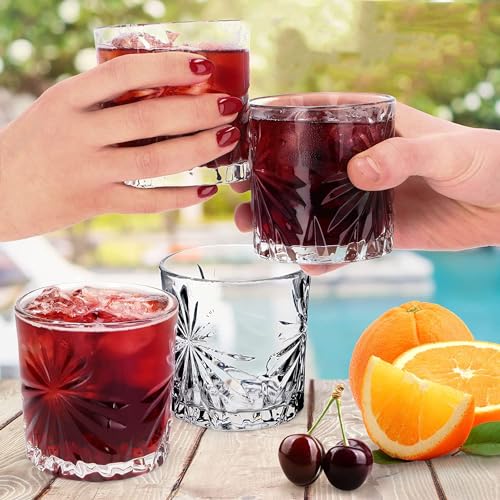 Image of Premium Juice and Water Glasses Transparent, 300ml, Drinking Stylish and Crystal Highball Glasses for Water, Juice and Cocktails