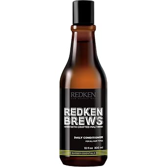 Redken Brews Daily Conditioner For Men - Detangles, Strengthens and Moisturizes Dry Hair For Softness, For All Mens Hair Types