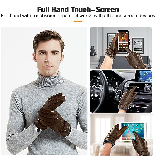 Aegend Soft Cashmere Lined Gloves