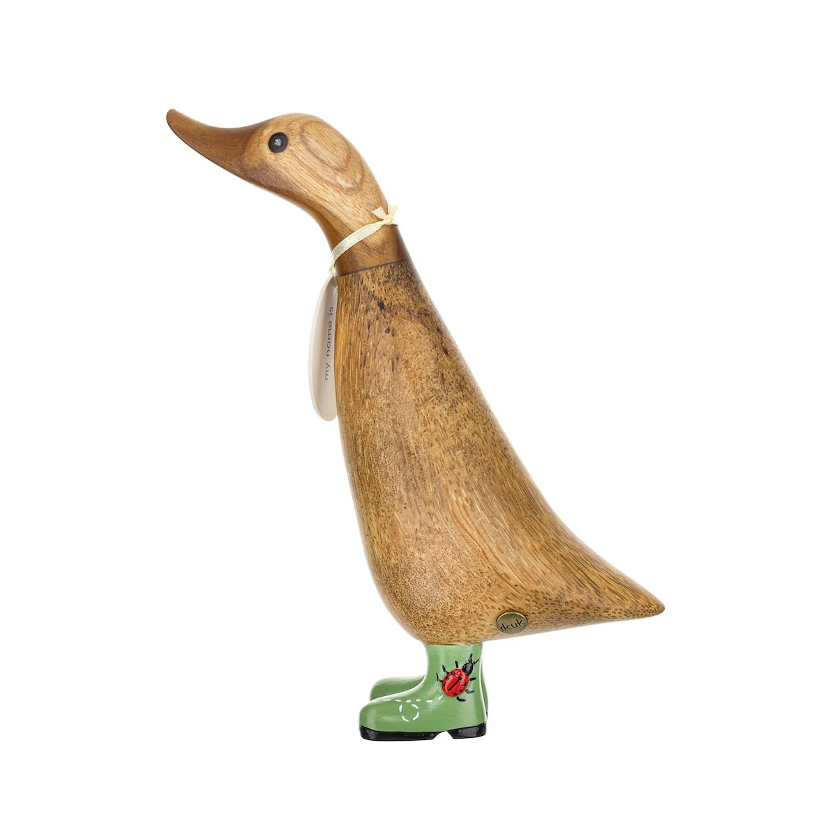 Dcuk Multicolor Bugs On Boots Wooden Ducklings - Ladybird Design