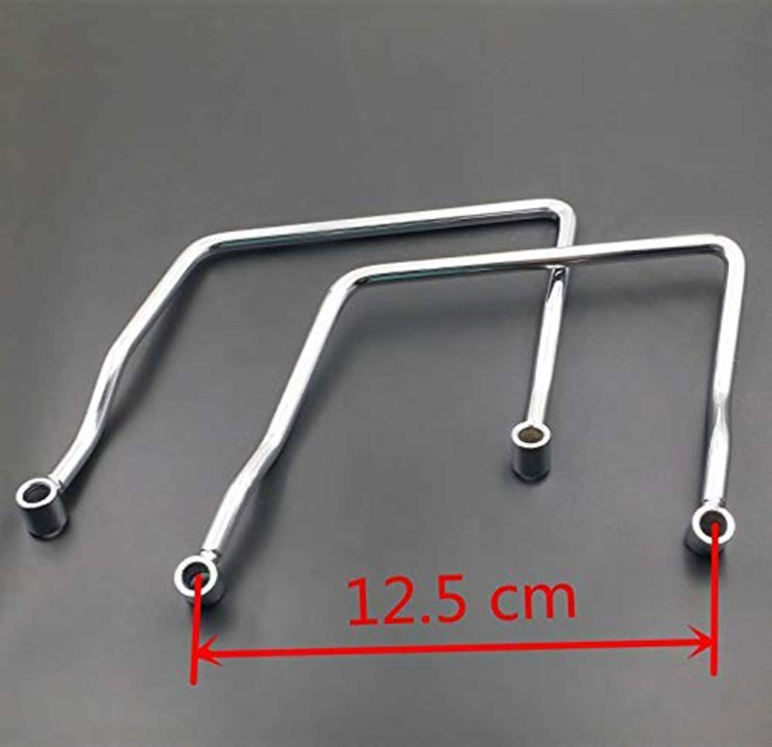 Universal Motorrad Satteltasche Unterstützung Bar Halterung für Kawasaki Honda Yamaha Suzuki Harley (125mm)