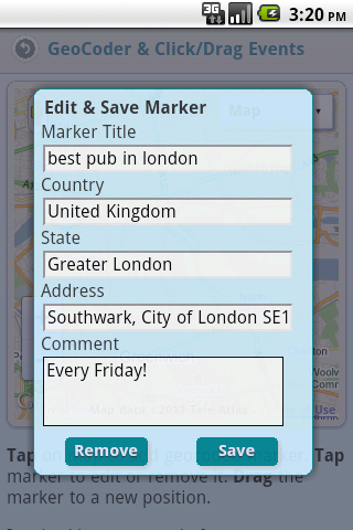 GMap Demo by AppLaud