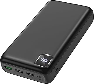 Portable-Charger-Power-Bank - 50000mAh Powerbank PD 30W and QC 4.0 Fast Charging External Battery Pack with USB-C LED 4 Outputs & 2 Inputs Portable Charging for iPhone 15 14 13 pro, Samsung