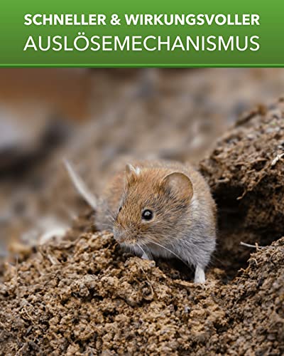 Wühlmausschussfalle SICA zur effektiven Wühlmausbekämpfung