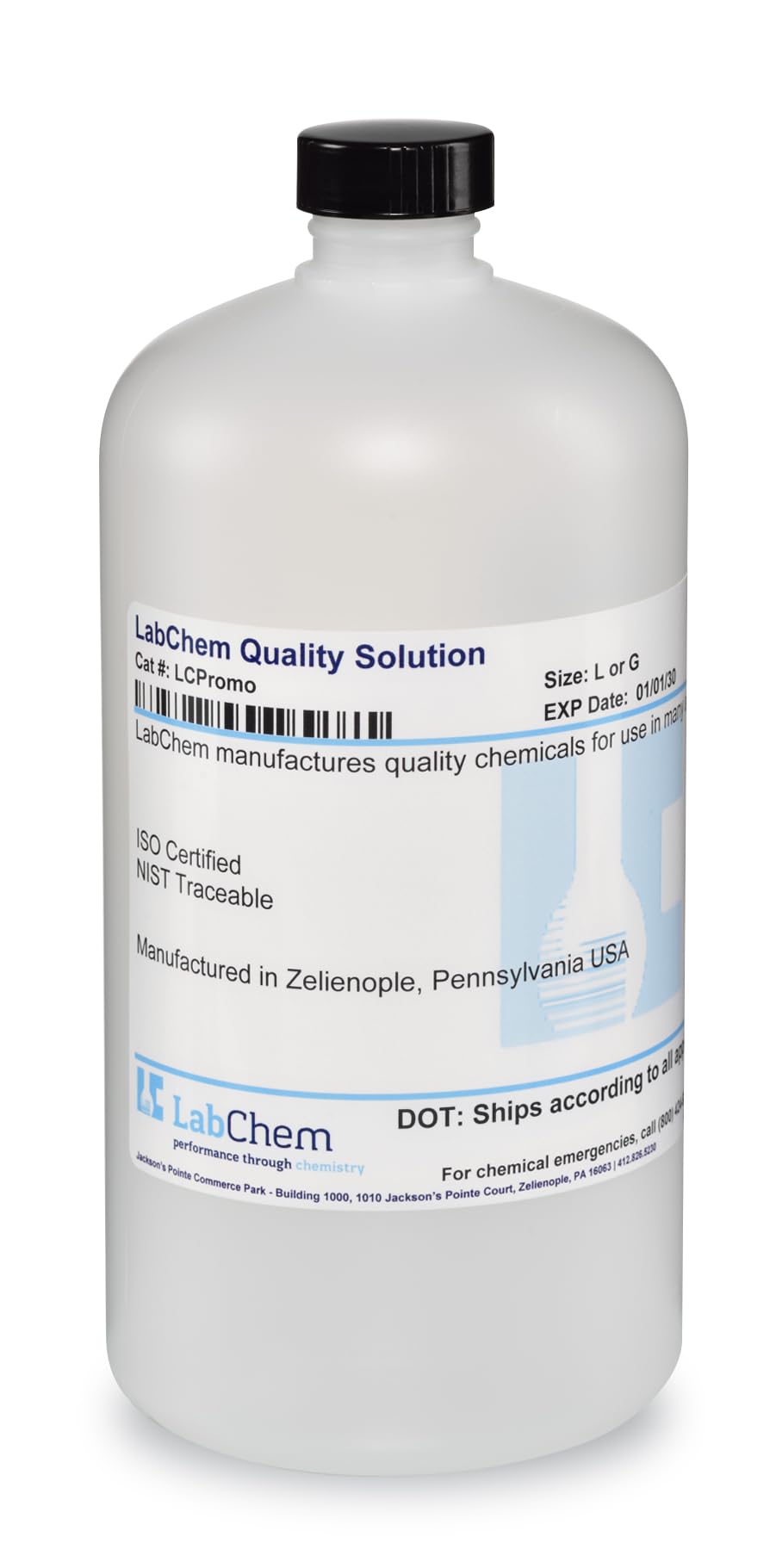LabChem LC233902 Sodium Carbonate Solution, 1.0 M (2.0N), 10 L Volume