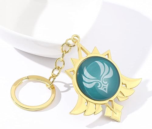 Miniatura 2 de Genshin Impact Vision Luminous Series Pyro, Electro, Anemo, Geo, Dendro, Hydro y Cryo Llavero